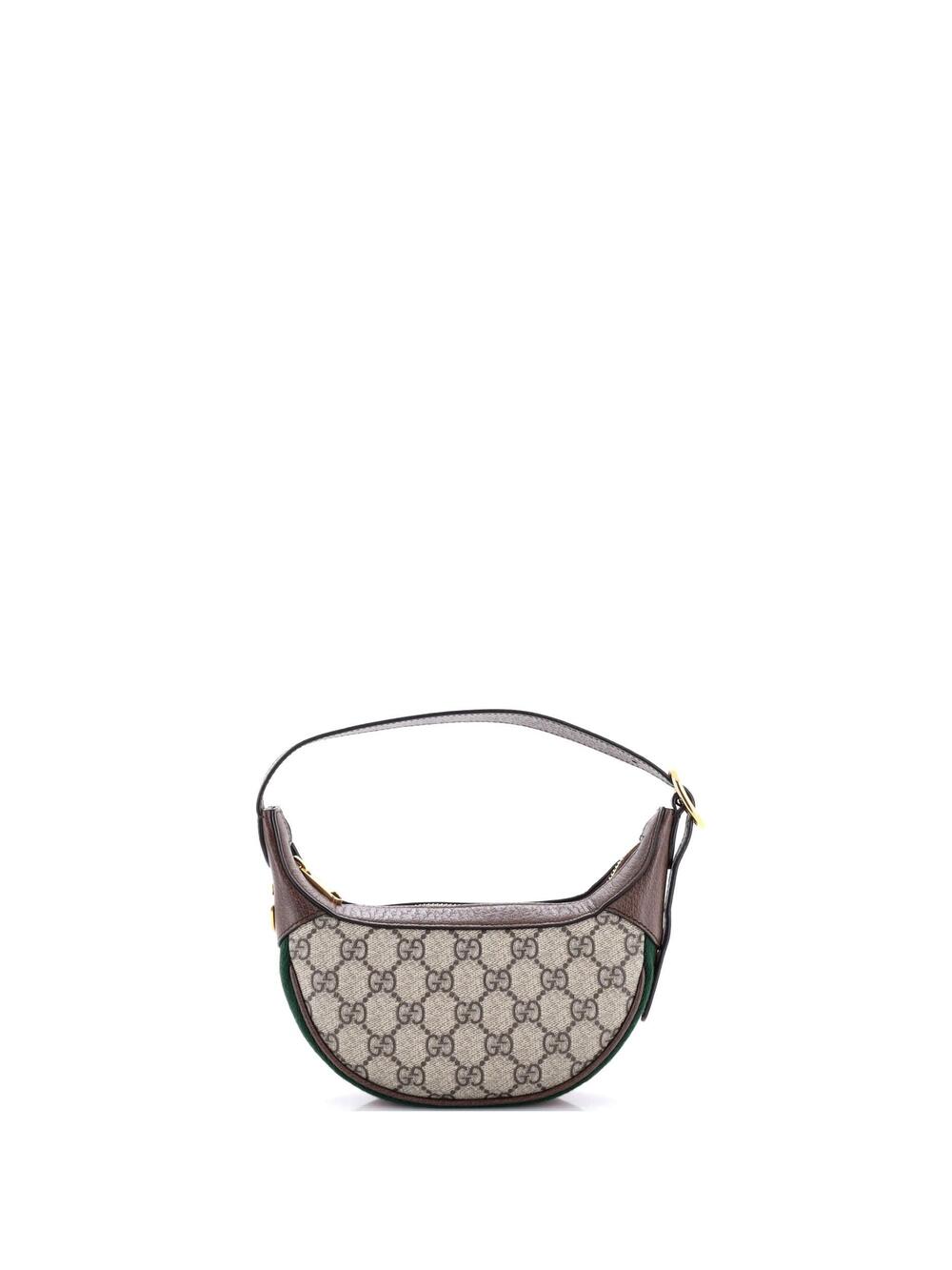 Gucci Ophidia Half Moon Bag Gg Coated #270616G15B